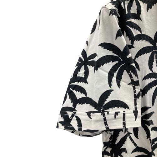 PEARLY GATES (パーリーゲイツ) ゴルフポロシャツ メンズ SIZE 6 ホワイト×ブラック 総柄 053-6160517