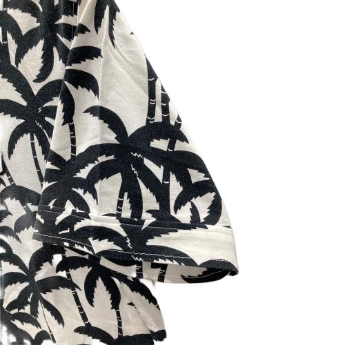 PEARLY GATES (パーリーゲイツ) ゴルフポロシャツ メンズ SIZE 6 ホワイト×ブラック 総柄 053-6160517