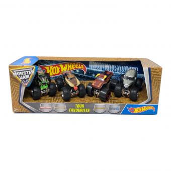 HOT WHEELS (ホットウィールズ) ミニカー TOUR FAVOURITES SET (ツアーセットフェイヴァリッツセット) GRAVE DIGGER MONSTER MUTT Ei Toro Loco N.E.C POLICE
