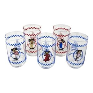 Disney(ディズニー) 東京ディズニーランド レトログラスセット 5Pセット MEIJI (めいじ)