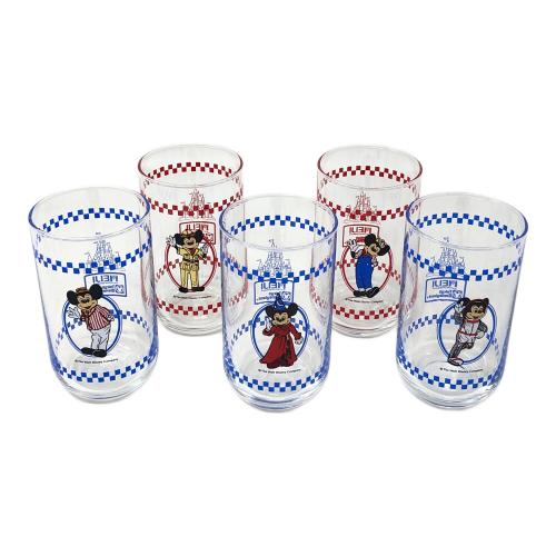 Disney(ディズニー) 東京ディズニーランド レトログラスセット 5Pセット MEIJI (めいじ)