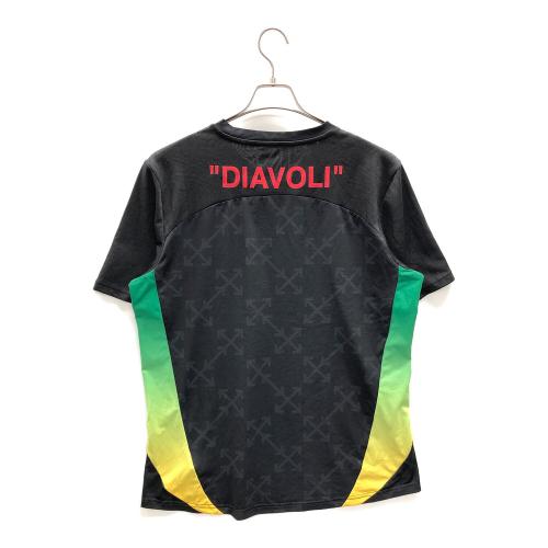 PUMA (プーマ) サッカーユニフォーム メンズ SIZE XXL ブラック 24-25 ACミラン×Off-White 4th プレマッチ ジャージー OFFWHITE(オフホワイト)