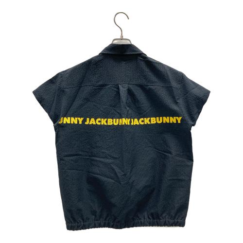 ジャックバニー ブラック　ポロシャツ【サイズ7】 JACK BUNNY (ジャックバニー) ゴルフウェア(ポロシャツ) レディース