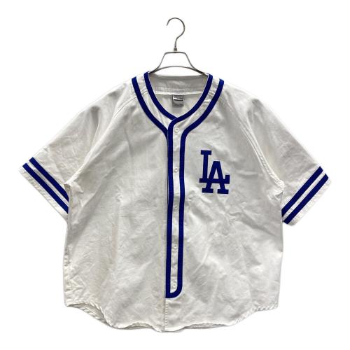 Fanatics (ファナティクス) ベースボールシャツ メンズ SIZE XL ホワイト×ブルー LA Dodgers