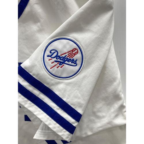 Fanatics (ファナティクス) ベースボールシャツ メンズ SIZE XL ホワイト×ブルー LA Dodgers
