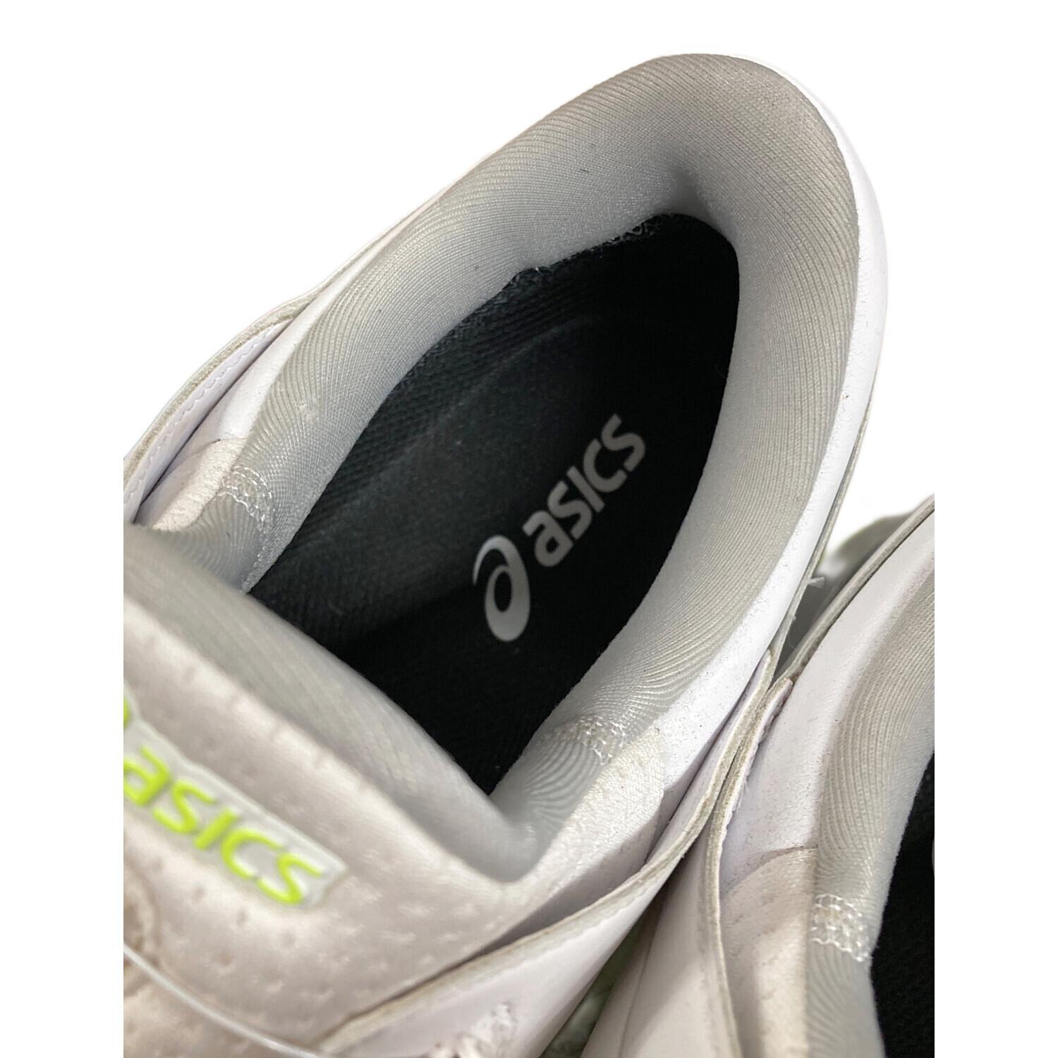 ASICS ゴルフシューズ ホワイト/イエロー asics (アシックス) ゴルフシューズ メンズ SIZE 28㎝ ホワイト