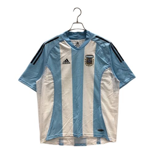 adidas (アディダス) サッカーユニフォーム 2002ワールドカップ アルゼンチン代表 SIZE 2XO ブルー×ホワイト