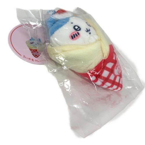 ちいかわ (チイカワ) キャラクターグッズ Ｃ賞 クレープになっちゃった！！マスコット ハチワレ クレープくじ ぬいぐるみ