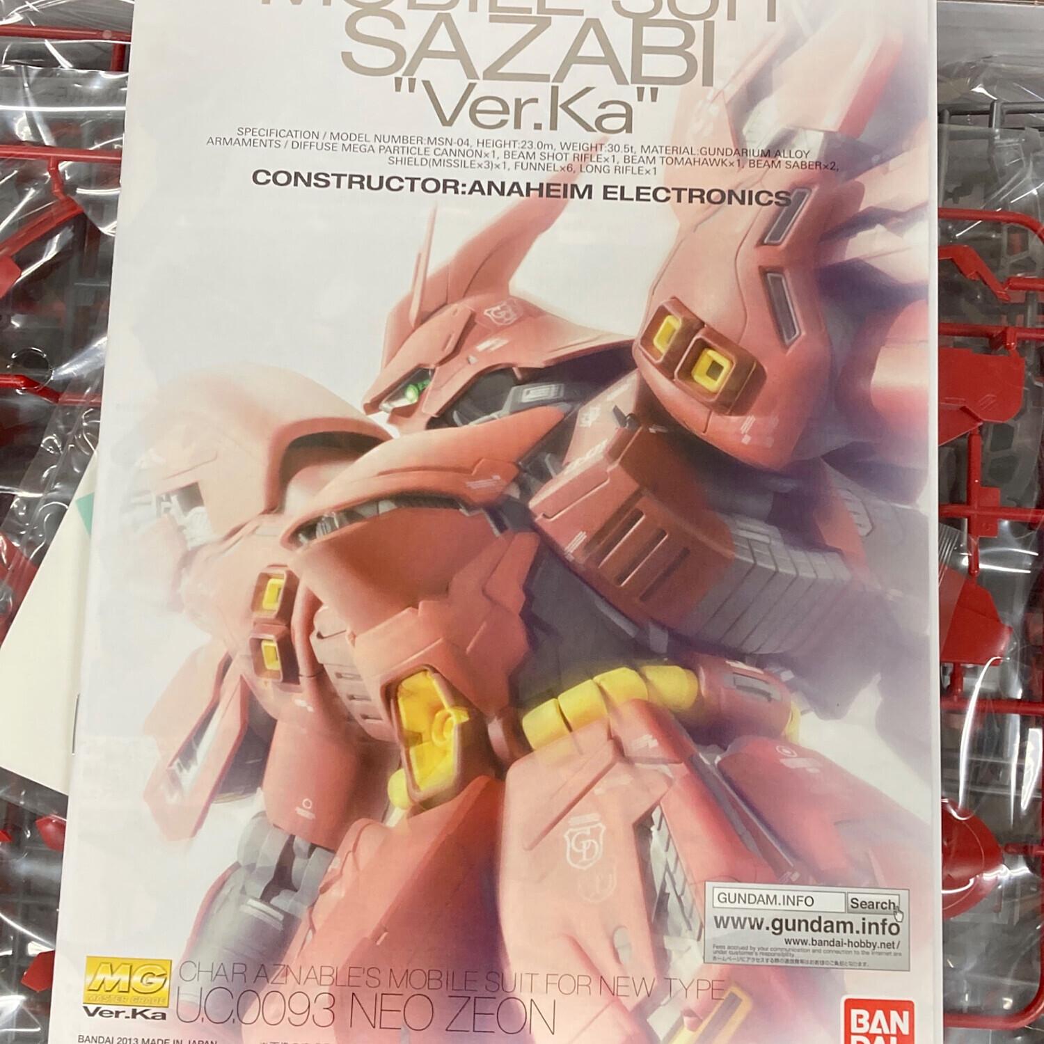 MG ネオ・ジオン軍ニュータイプ専用モビルスーツ MSN-04 サザビーVer