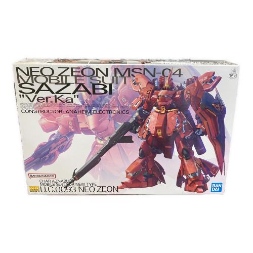 BANDAI (バンダイ) ガンプラ ネオ・ジオン軍ニュータイプ専用モビルスーツ MSN-04 サザビー Ver.Ka 1/100スケール マスターモデル 機動戦士ガンダム 逆襲のシャア プラモデル MG 5055457