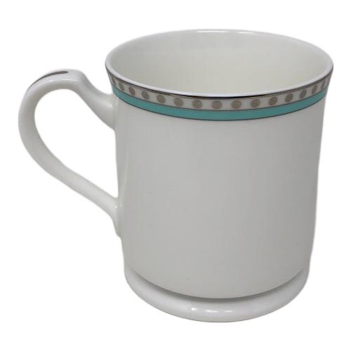 TIFFANY & Co. (ティファニー アンド コー) マグカップ プラチナブルーバンド