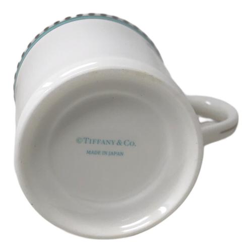 TIFFANY & Co. (ティファニー アンド コー) マグカップ プラチナブルーバンド