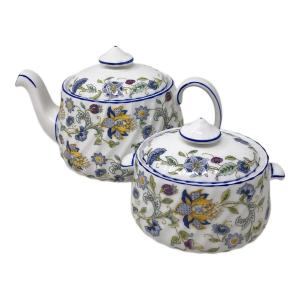 MINTON (ミントン) ティーポット&シュガーポット ハドンホール・ブルー