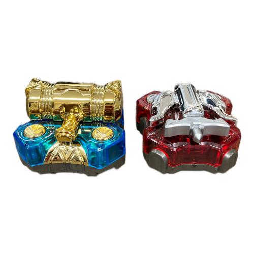 BANDAI（バンダイ） DXハンマーレイズバックル（ゴールドメッキver） DXアローレイズバックル（シルバーメッキver） レイズバックル スペシャルBOX 仮面ライダーギーツ チョコキャンペーン