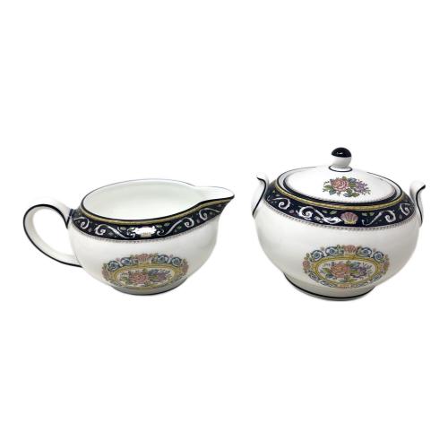 Wedgwood (ウェッジウッド) 洋食器 ティーポット＆クリーマー＆シュガーポット 3点セット RUNNYMEDE