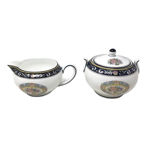 Wedgwood (ウェッジウッド) 洋食器 ティーポット＆クリーマー＆シュガーポット 3点セット RUNNYMEDE