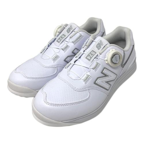 NEW BALANCE (ニューバランス) ゴルフシューズ スパイクレス ボア レディース SIZE 23.5cm ホワイト