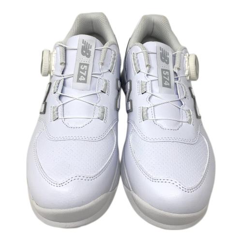 NEW BALANCE (ニューバランス) ゴルフシューズ スパイクレス ボア レディース SIZE 23.5cm ホワイト