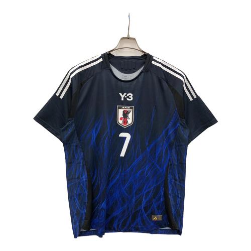adidas (アディダス) サッカーユニフォーム Y3 ホーム レプリカ ユニフォーム IU0957 メンズ 4XL ネイビー×ブルー