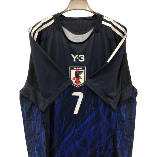 adidas (アディダス) サッカーユニフォーム Y3 ホーム レプリカ ユニフォーム IU0957 メンズ 4XL ネイビー×ブルー