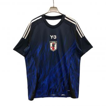 adidas (アディダス) サッカーユニフォーム Y3 2024 ホーム レプリカ ユニフォーム IU0964 メンズ 3XL ブラック×ブルー