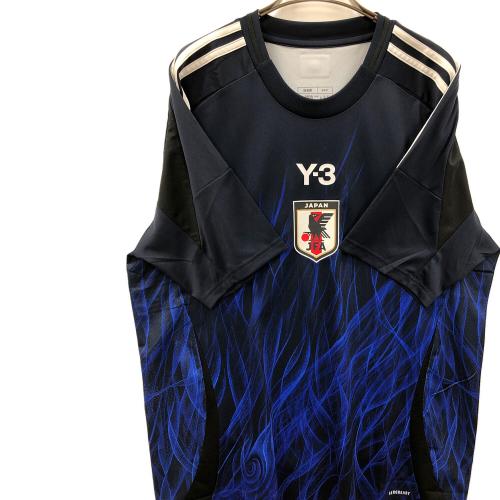 adidas (アディダス) サッカーユニフォーム Y3 2024 ホーム レプリカ ユニフォーム IU0964 メンズ 3XL ブラック×ブルー
