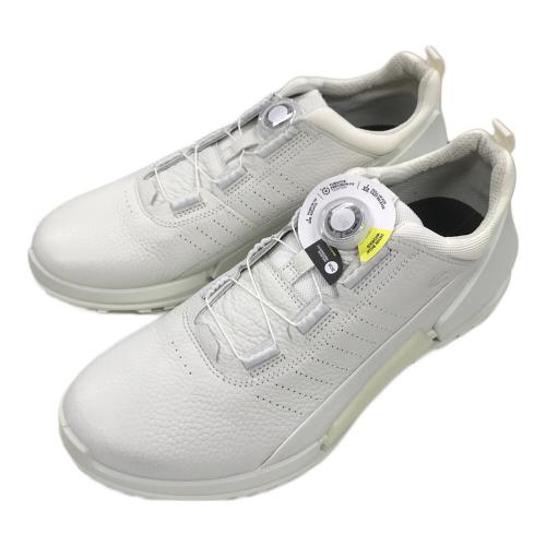 ECCO (エコー) レザー ゴルフシューズ biom 2.0 boa 800874 27.5cm ホワイト