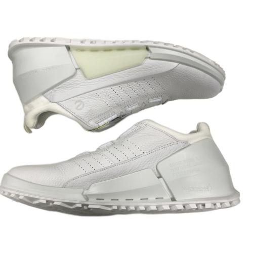 ECCO (エコー) レザー ゴルフシューズ biom 2.0 boa 800874 27.5cm ホワイト