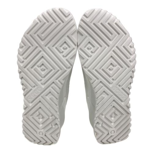 ECCO (エコー) レザー ゴルフシューズ biom 2.0 boa 800874 27.5cm ホワイト