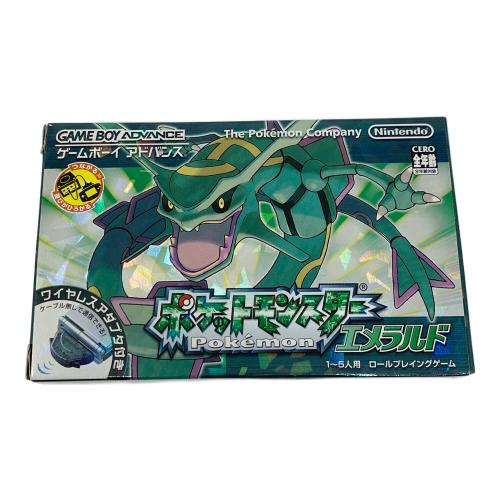 Nintendo（ニンテンドウ） Pokemon（ポケモン） ポケットモンスター ゲームボーイアドバンス用ソフト エメラルド CERO A (全年齢対象)