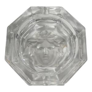 VERSACE (ヴェルサーチェ) 灰皿 クリスタルアッシュトレイ