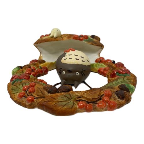 となりのトトロ (トナリノトトロ) 秋の収穫 花受け 陶器リース