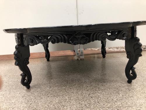 円形センターテーブル 螺鈿細工
