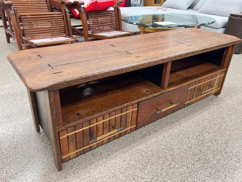 ツバル家具（オセアニア） テレビボード ヤシの木