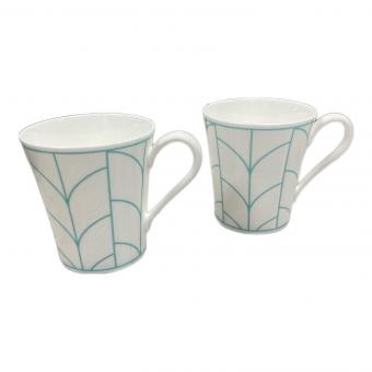 TIFFANY & Co. (ティファニー) ペアマグカップ ボーンチャイナ ウィートリーフ
