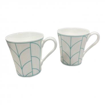 TIFFANY & Co. (ティファニー) カップ&ソーサー ウィートリーフ 2P