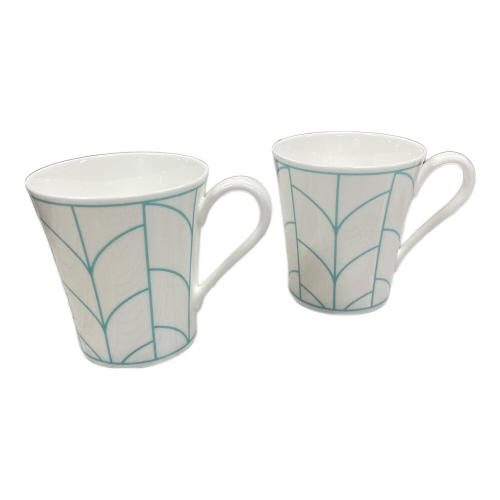 TIFFANY & Co. (ティファニー) ペアマグカップ ボーンチャイナ ウィートリーフ