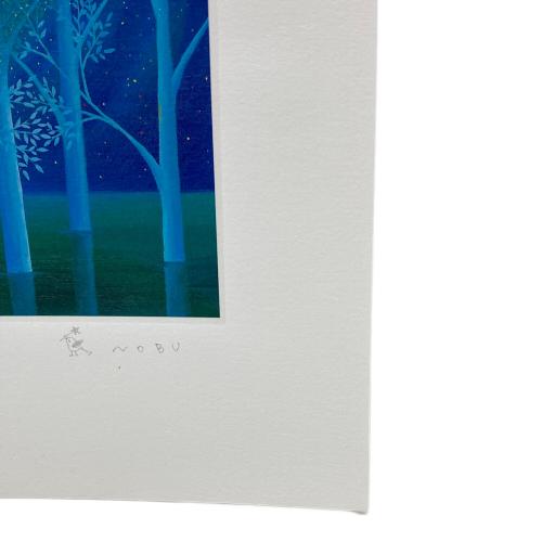 絵画 （版画/キャンバスジクレー） ノブ・サチ 56/100