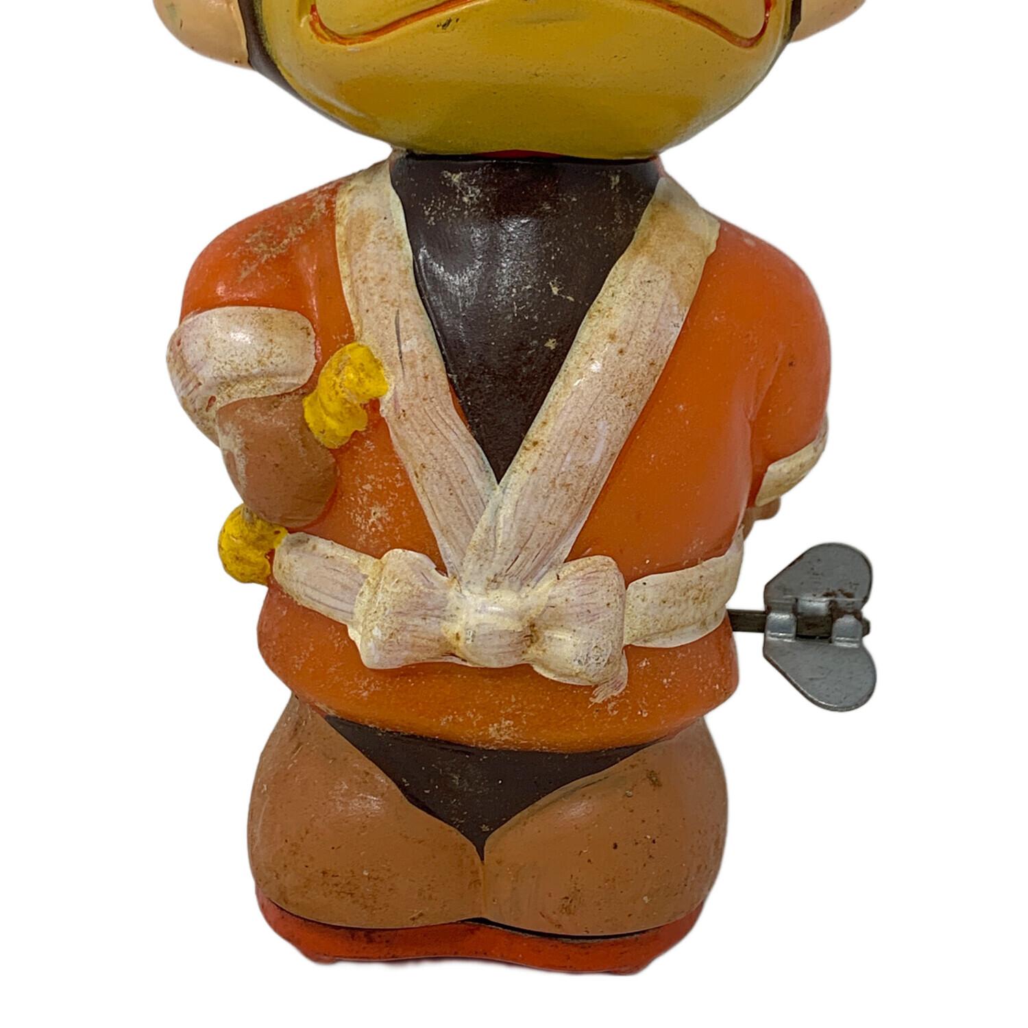 ヨネザワ 孫悟空 ゼンマイ歩行ソフビフィギュア 孫悟空の大冒険 レトロ