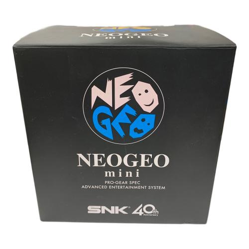 snk (エスエヌケー) NEOGEO mini（ネオジオ・ミニ） PRO-GEAR SPEC（プロギア・スペック） ADANCED ENTERTAINMENT SYSTEM（アドバンスド・エンターテインメント・システム） 40th