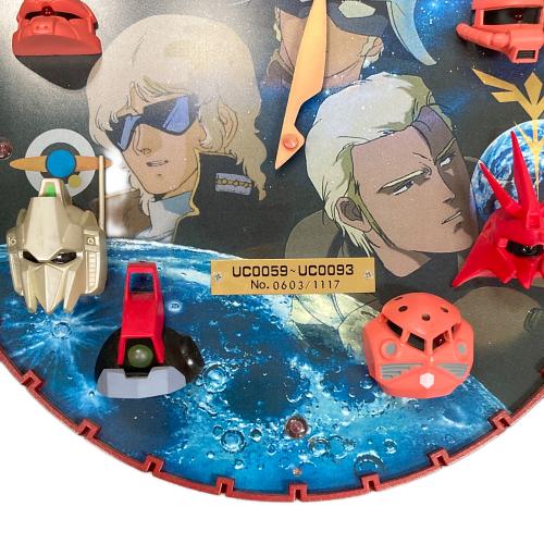 BANDAI（バンダイ） ガンダム3Dクロック Type-Char Limited 4MGA03CZ01 NO.0603/1117 機動戦士ガンダム 赤い彗星のシャア