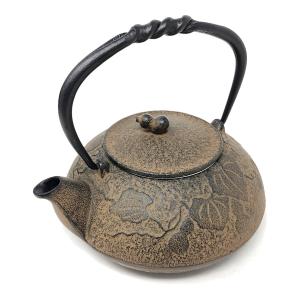 南部鉄器 (ナンブテッキ) 鉄瓶 ひさご