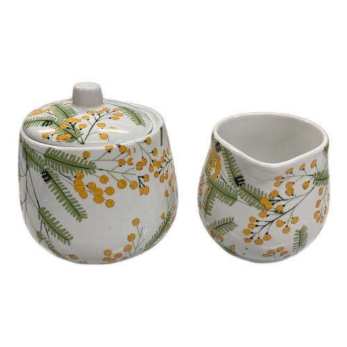 PINK HOUSE (ピンクハウス) カップ&ソーサー・シュガーポット・ミルクピッチャー ミモザ柄