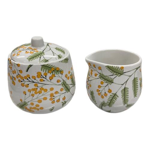 PINK HOUSE (ピンクハウス) カップ&ソーサー・シュガーポット・ミルクピッチャー ミモザ柄