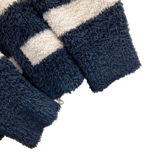 JACK BUNNY (ジャックバニー) ジップパーカー ゴルフウェア(トップス) メンズ SIZE 5 ホワイト×ネイビー ボーダー柄 262-6172320