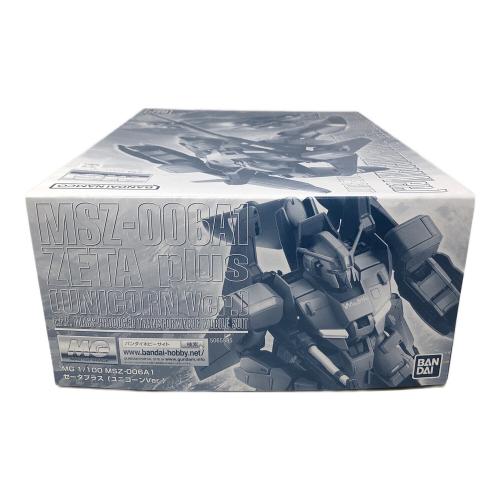 BANDAI (バンダイ) 1/100 MG (マスターグレード) MSZ-006A1 ゼータプラス(ユニコーンVer.) 「機動戦士ガンダムUC」 ガンプラ プラモデル
