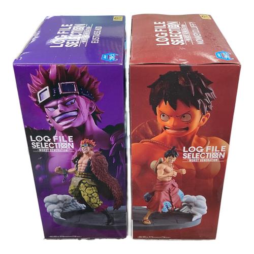 BANDAI（バンダイ） フィギュア モンキーDルフィ＆ユースタスキッドセット LOG FILE SELECTION（ログファイルセレクション） ワンピース