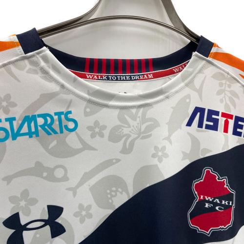 UNDER ARMOUR (アンダーアーマー) いわきFC ユニフォーム メンズ SIZE L ホワイト系