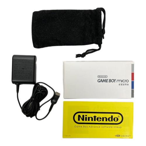 Nintendo (ニンテンドー) GAME BOY micro（ゲームボーイミクロ） Happy Mario20周年記念モデル（ハッピーマリオ） OXY-S-GA 任天堂