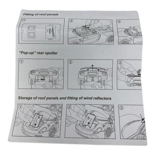 AUTOart (オートアート) 1/18 Porsche（ポルシェ） 918 Spyder Weissach Package 2013 モデルカー